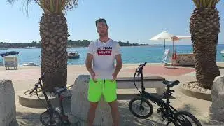 Sexy Xiaomi QiCycle eBike landet fast in der Adria | Kleinstes Foldable Elektrofahrrad im Test