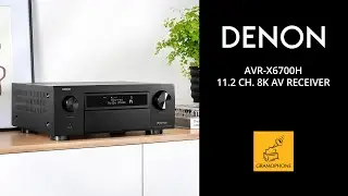 DENON AVR-X6700H 8K Ultra HD AV Receiver | With HEOS Built-in!