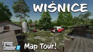 “WISNICE” FS22 MAP TOUR! | NEW MOD MAP! | Farming Simulator 22 (Review) PS5.