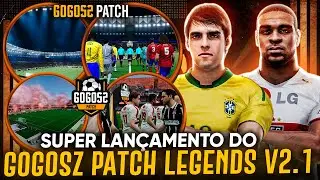 GOGOSZ PATCH LEGENDS - V2.1 /PES 2021 PC: TIMES CLÁSSICOS COM FACES /KITS /CHUTEIRAS /ESTÁDIOS EM 4K
