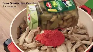 Hähnchenpfanne mit Ajvar