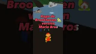 Ropa de Mario Bros ROBLOX🏡🍄 