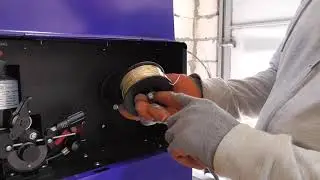 Как  установить  маленькую  катушку  в полуавтомат Оверман