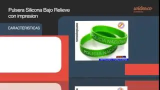 Pulseras en Silicona - by Wideo.co