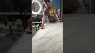Очень простая техника создания молодого колотого мрамора 🤩 Мрамор из известковой штукатурки 🔥