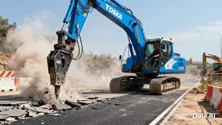EXAVATOR BREAKER PENGHANCUR,PEMBONGKARAN JALAN