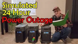 24 Hour Power Outage Test - How I Hooked it Up & Managed the Power of My Ecoflow Delta Pro