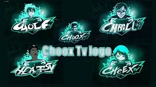 How to make logo look like choox tv | fast and easy full video tutorial | choox tv logo template