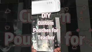 DIY Custom Pouches for Teachers – Easily Laminate & Organize with Qfun Laminator! 📚✨