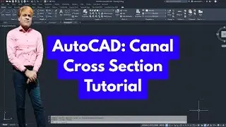 AutoCAD Lesson 5 : How to Draw Canal Cross Sections Using Absolute and Relative Coordinates