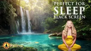 8 Hours, Rain Sounds for Sleeping Black Screen, Insomnia, Calming Sleep Music, Flowing Water Sounds