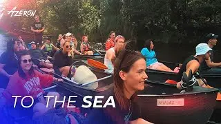 Rowing together, we made it to the sea bash #azeron #teamazeron
