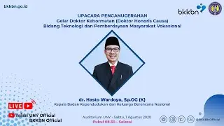 Penganugerahan Gelar Doktor Honoris Causa Kepada dr. Hasto Wardoyo, Sp.OG (K)
