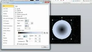 Create a Radial Gradient Circle Overlay in PowerPoint 2010