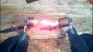 Контактная сварка из трансформатора микроволновки
