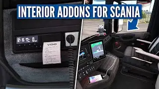 ETS2 1.39 - Animated Tachograph + Interior Addons for Scania | Euro Truck Simulator 2 Mods | Toast