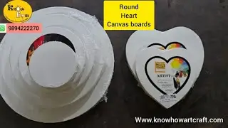 Heart and Round canvas boards -Is this worth to buy?