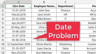 Excel Trick to Solve Date Problem