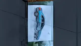 решила попробовать что-то новое) #art #car (идея не моя)