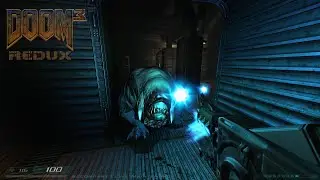 DOOM 3 Redux 20th Anniversary Edition [dhewm3, Realistic Weapons, EAX] - Monorail Skybridge | 4K/60
