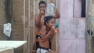 parte 2 do DESAFIO do balão d'água kkkkk dessa vez o balão e gigante