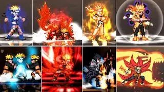 🔰 Naruto JUS All Transform - All Ultimate Jutsu : Baryon, Jinchukriki, Senjutsu, Kyuubi, Sage Kyuubi