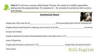B2 Cambridge Sample Test - Listening Part 2