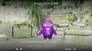 Charm | Pinch O' Salt | Purple Pattern *RARE*