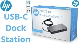 #HP 📀Base  para portátiles USB-A/C 💾(HDMI, DisplayPort, USB-C, USB-A y Ethernet)💻USB-C 🖥DOCK STATION