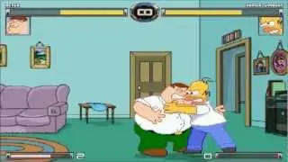 Mugen Battles - Peter Griffin v.s Homer Simpson-360gamer419
