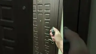 Электронный замок в квартиру /замок на батарейках.