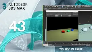 3dsmax Tutorial-43  Full Course in English  Beginners Tutorial-Light-exclude