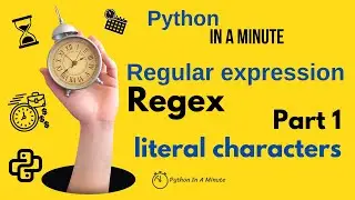 Regex Basics - Master Literal Characters in Python!