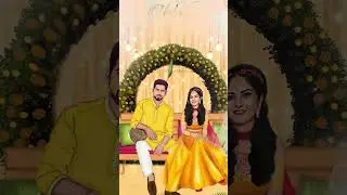 Wedding Invitation SR- 74| Best Carricature Wedding Invitation | SR Visual Magics | India |