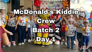 McDonald's Kiddie Crew Batch 2 Day 1 Lolomboy Bocaue Bulacan