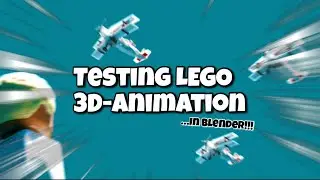 Testing LEGO 3D-Animation… In Blender! (LEGO 3D-Animation) | Blender Animation