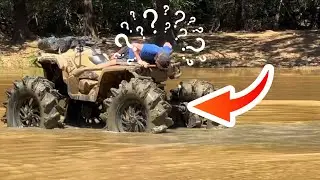 I BROKE AN AXLE AND STILL PULLED EVERY HOLE!? River Run ATV Park