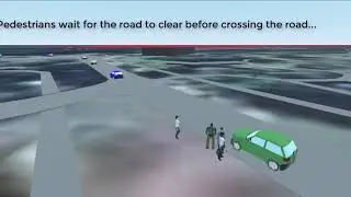 urbanEXODUS pedestrian-vehicle interaction