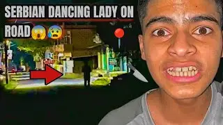 Serbian Dancing Lady Caught On Road 😱