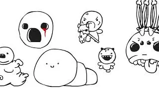 (REUPLOAD) The Binding of Isaac in shellnut Beta [characters]