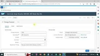Cost Center Group Hierarchy in SAP MDG with Fiori App - Session 5