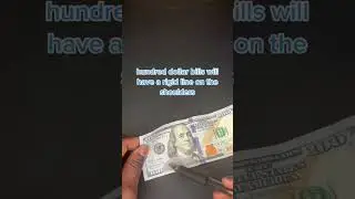 How to spot the difference between a fake and a real hundred dollar bill 