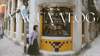 【MACAU VLOG】涼拌菊花🌼好吃嗎？澳門超好吃的船麵👍🍜  🚗中山➡️珠海➡️澳門（廣東話）