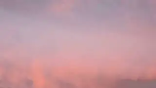 Розовое небо, розовый закат