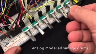 The R-606 drum synthesizer chip