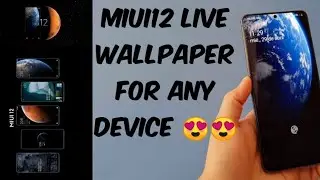 MIUI 12 Live wallpaper on any android device || Live wallpaper for Vivo Z1 pro Android 10 update ||