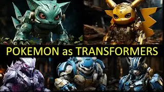 Pokemon as Transformers (Maximals Design)