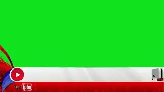 YouTube Lower Third Green Screen | News Frame Chroma Effect