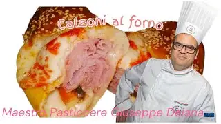 Calzoni al forno  Rosticceria Palermitana RICETTA ORIGINALE  by Pastry Chef Giuseppe Deiana