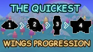 The QUICKEST Wings Progression in Terraria
